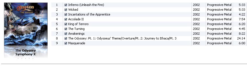 Symphony X - The Odyssey